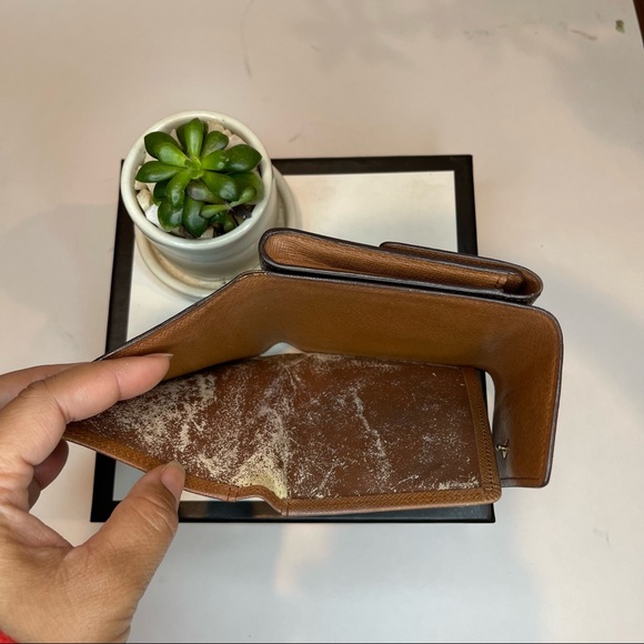 Authentic 💯 Louis Vuitton Monogram Portefeiulle Elise Trifold Wallet - Picture 8 of 10